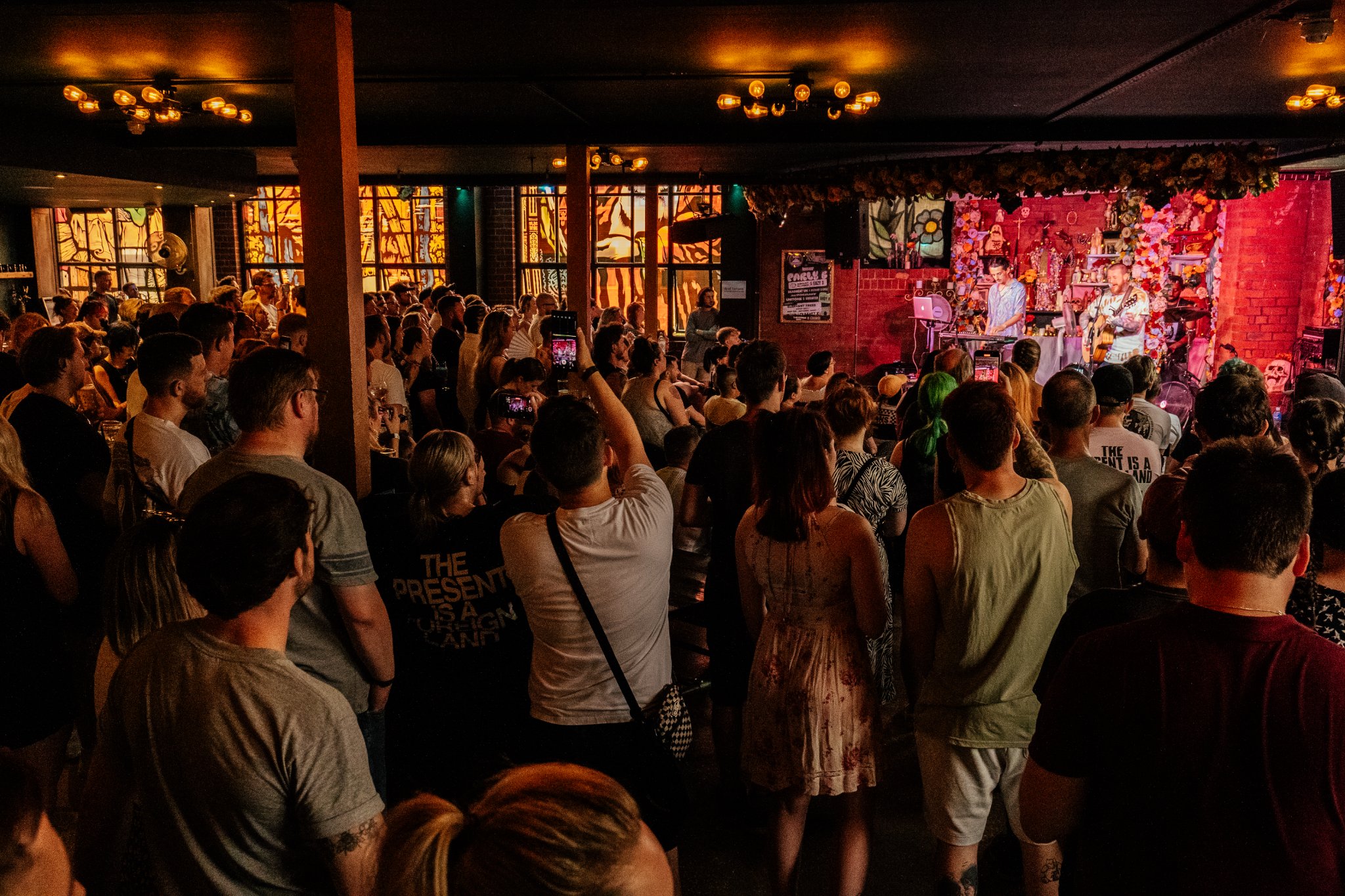 Church - Temple of Fun filled with people