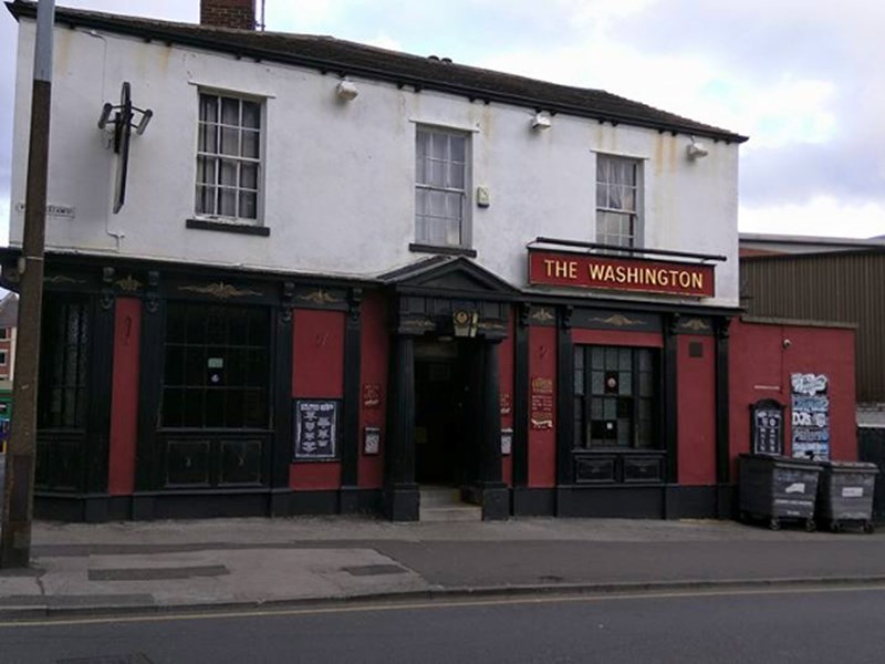 The exterior of The Washington.