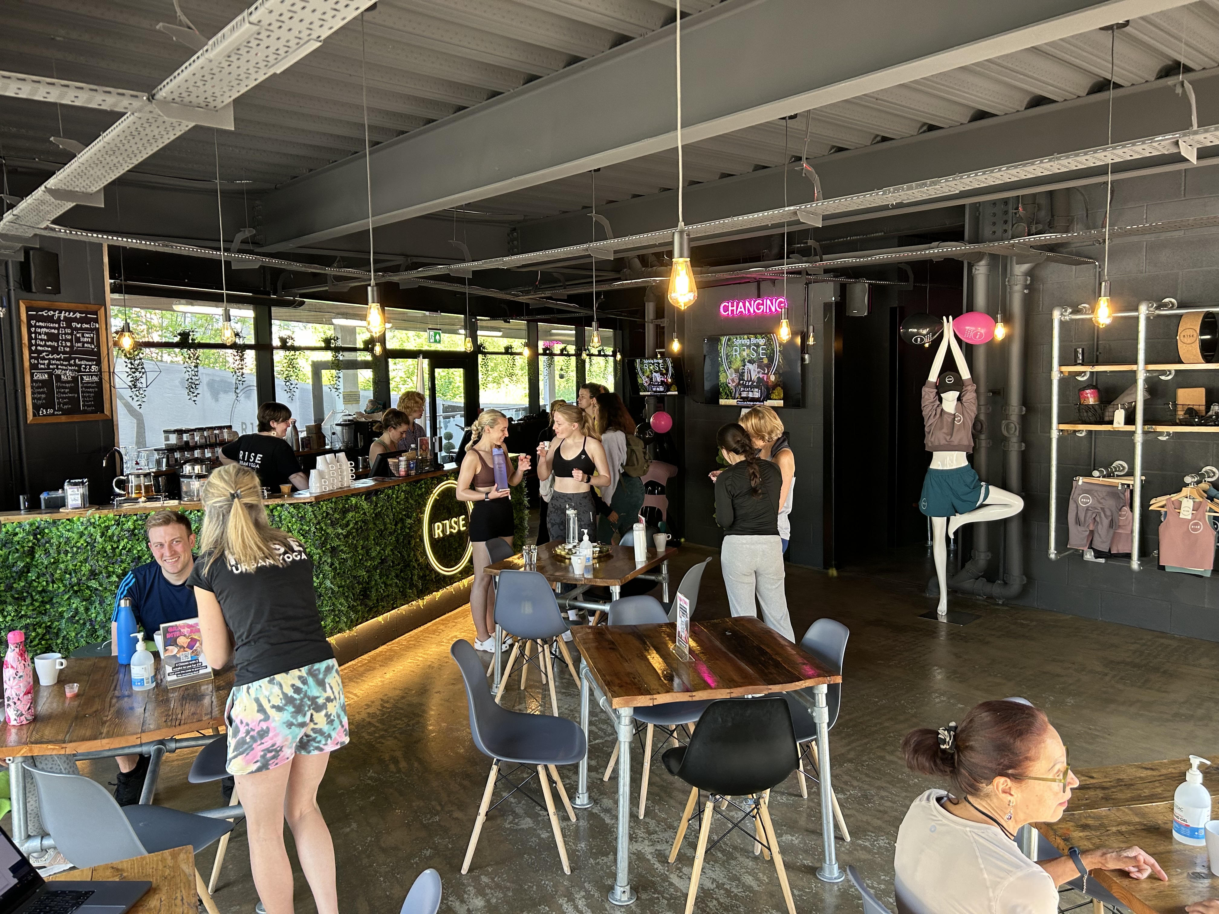 Interior photograph at R1SE studio.