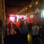 A crowd of people enjoying a night out at Toolmakers Live.