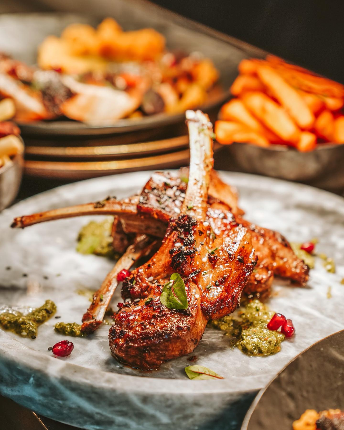 An amazing looking meat dish at Beju.