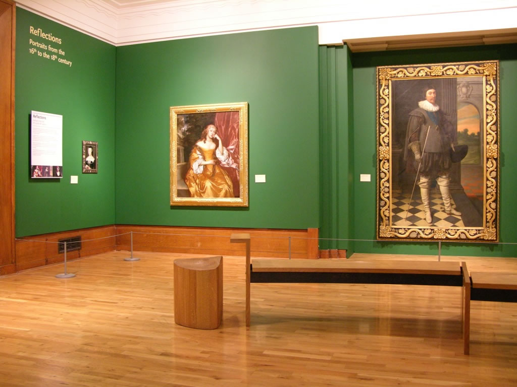 Inside Graves Gallery.
