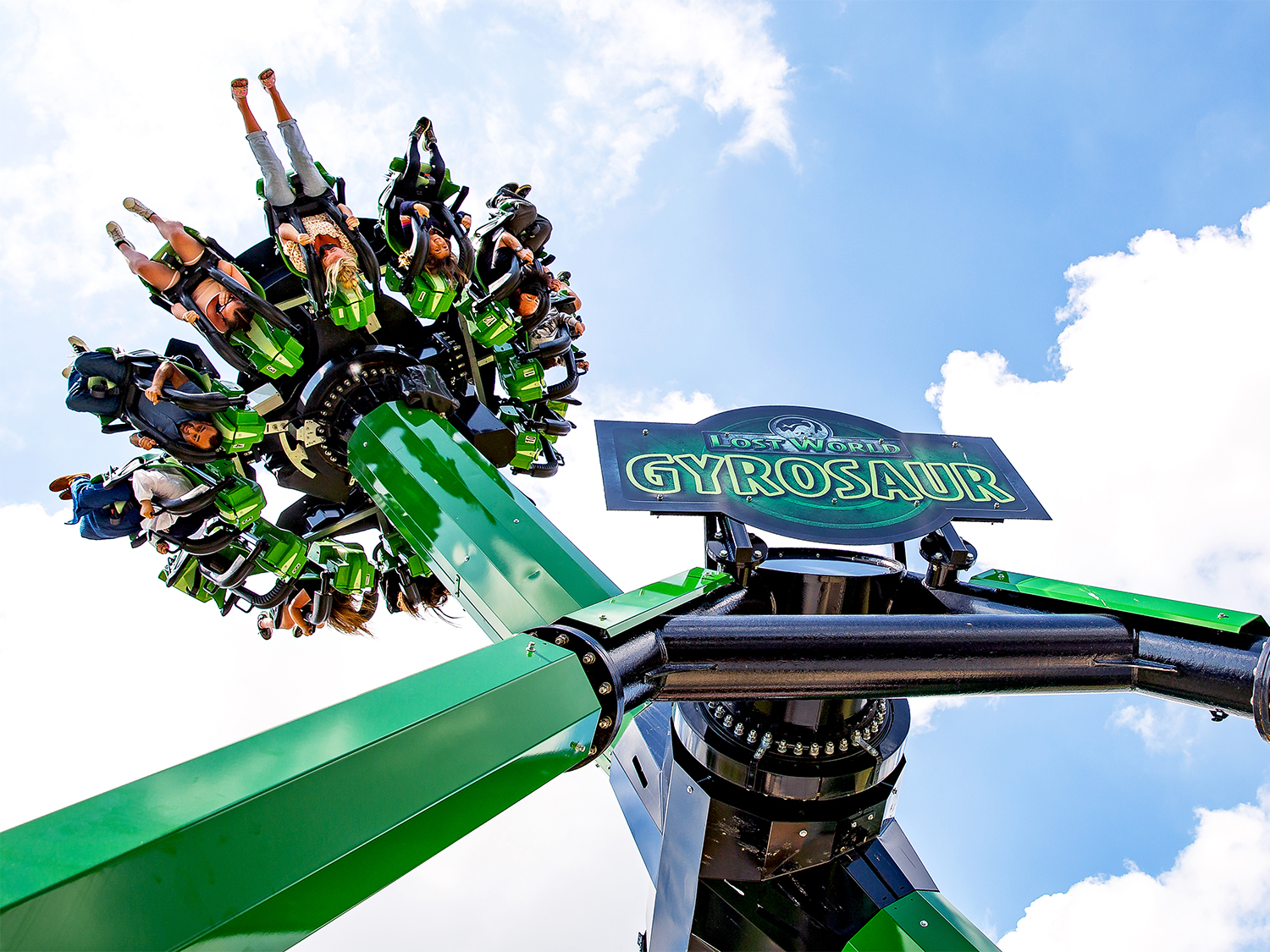 The Gyrosaur Ride at Gulliver's Valley Resort.