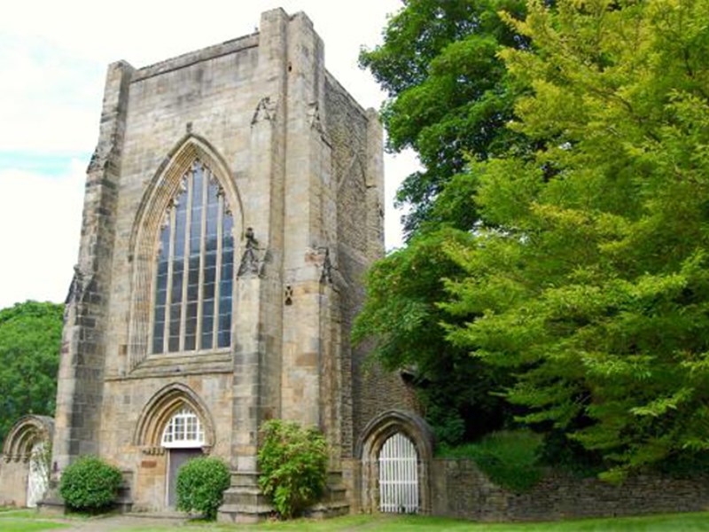 The exterior of Beauchief Abbey.