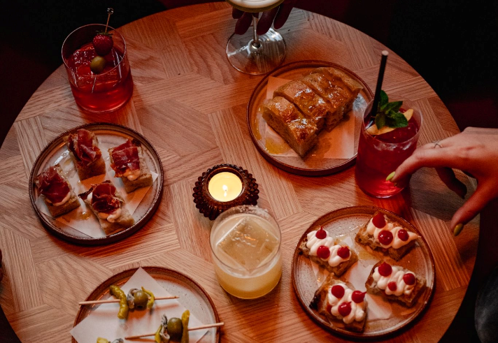 Drinks and small plates at Poco.
