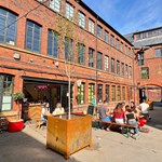 The exterior of Lovely Rita's Bakehouse.