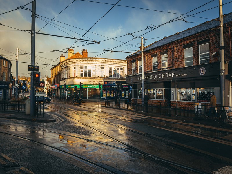 The exterior of The Hillsborough Tap.