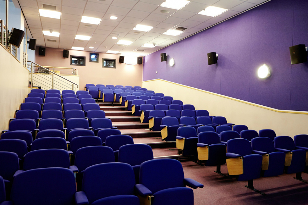 Seating at The Void Cinema.