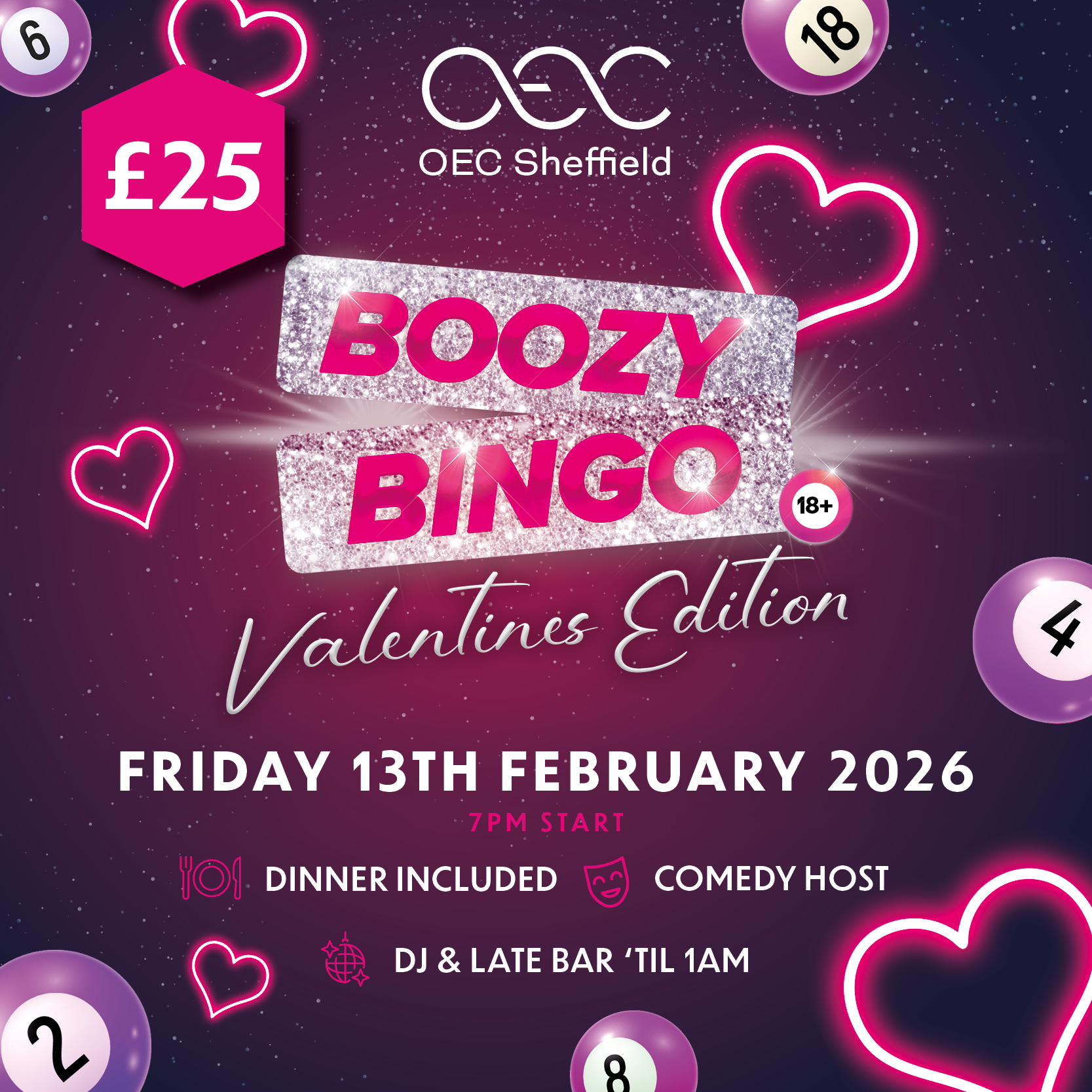 Boozy Bingo poster.