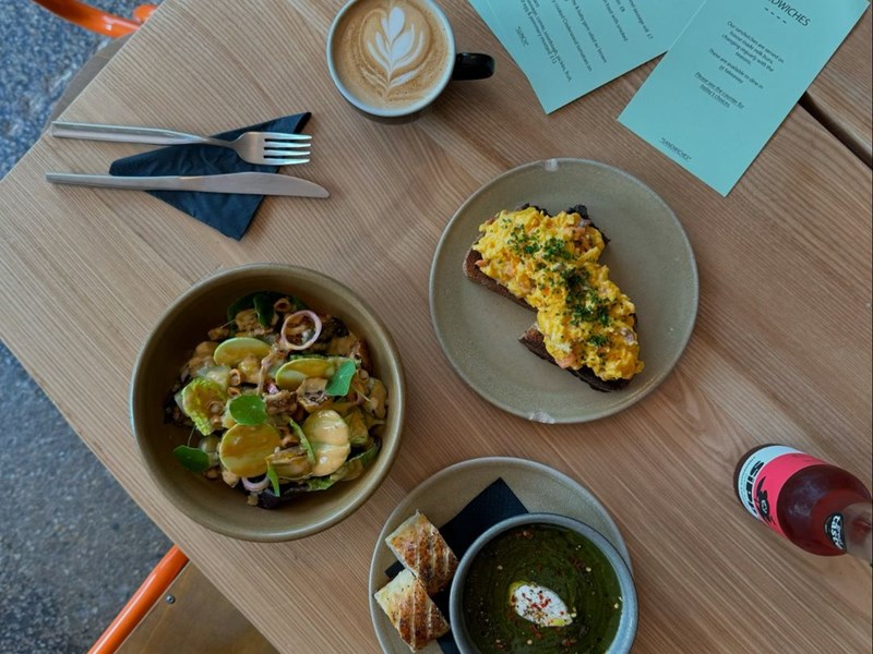 Lunch at Bench La Cave.