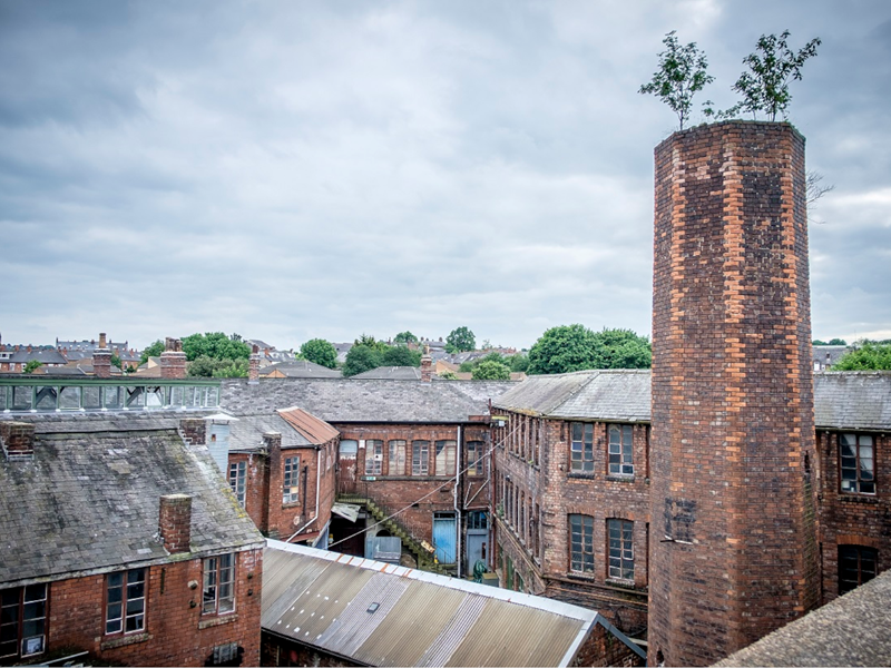 The exterior of the Locksley Distilling Co.