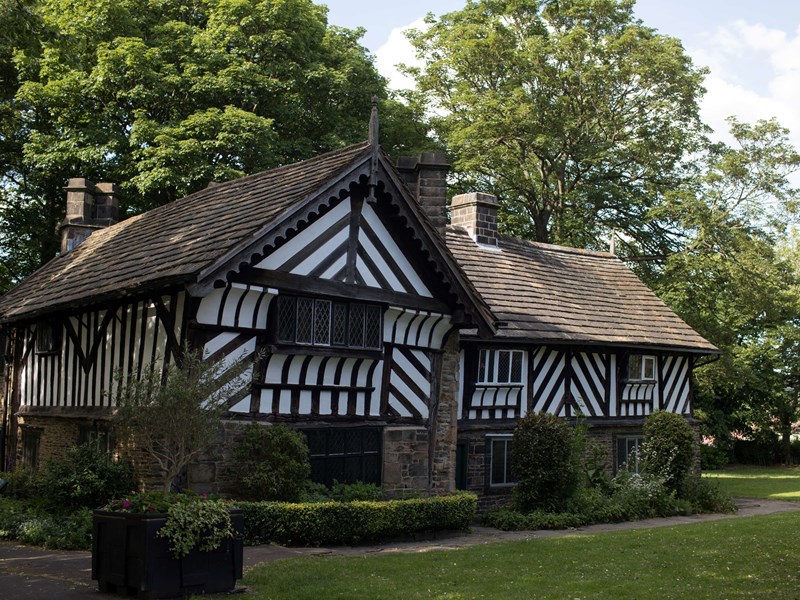 The Bishops House in Meersbrook Park in Summer.