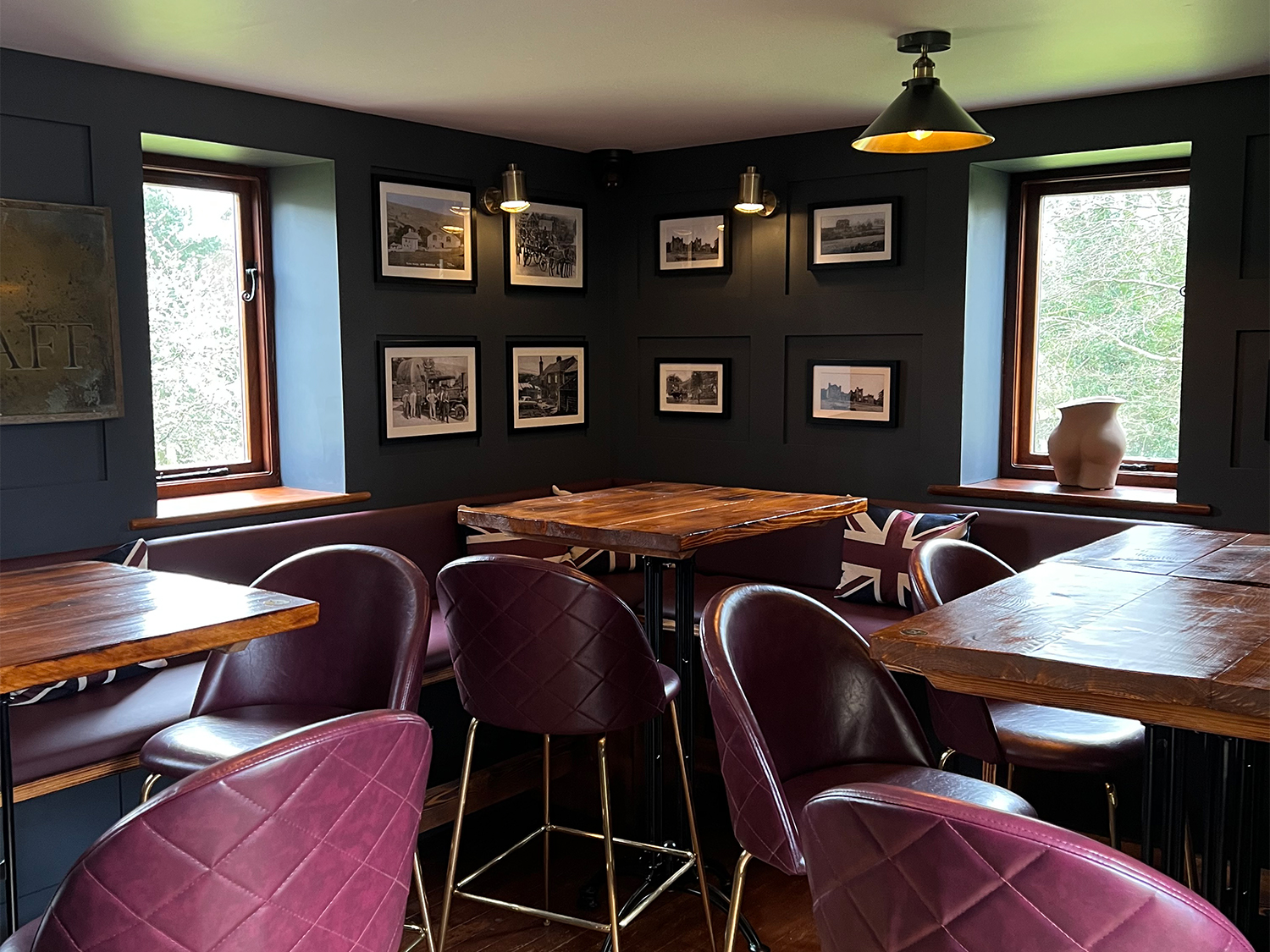 The interior of the bar & bistro Assembly.