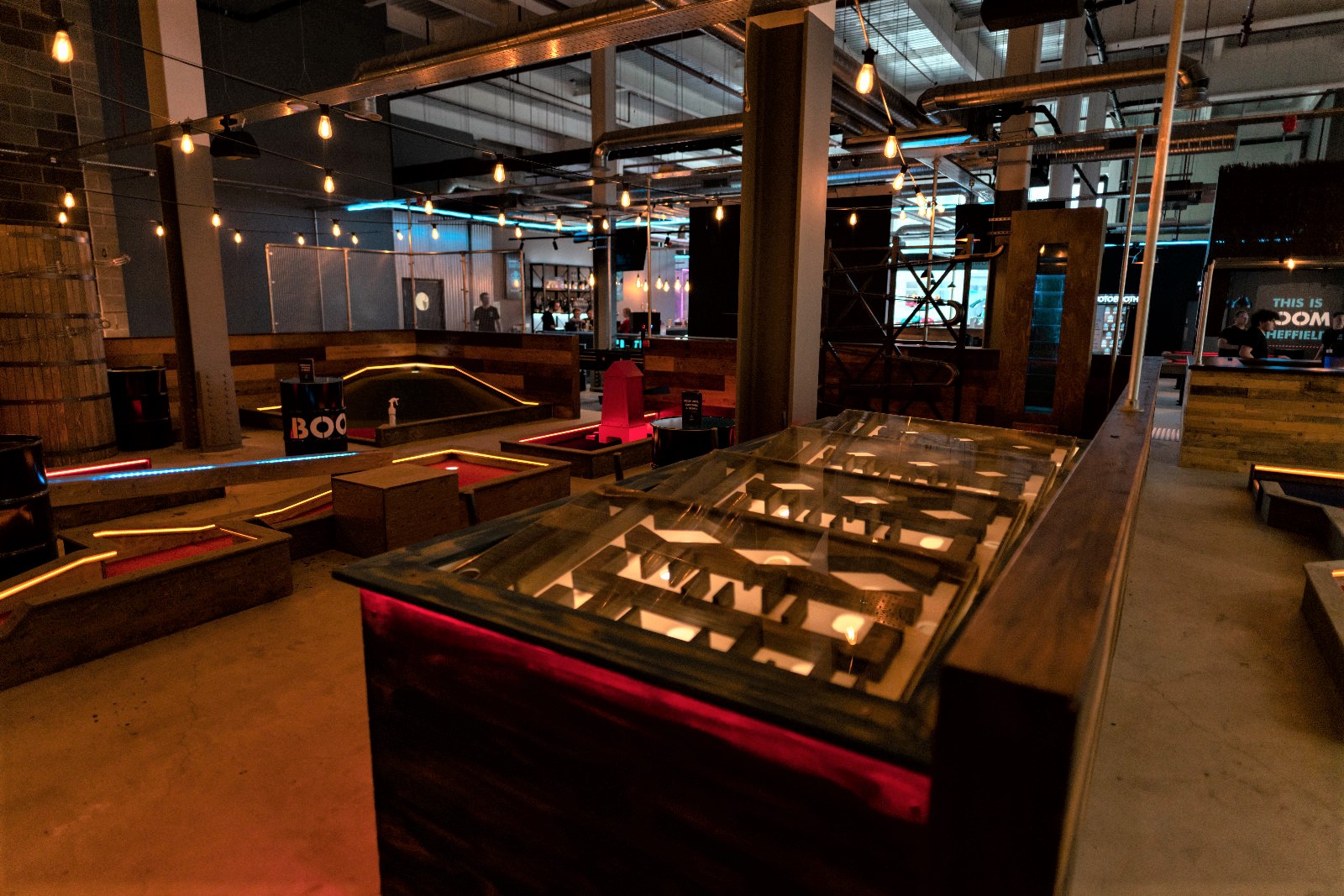 Games at Boom Battle Bar.