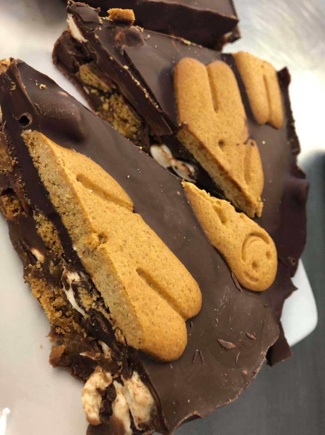Cakes on display at the Millhouses Park Cafe.