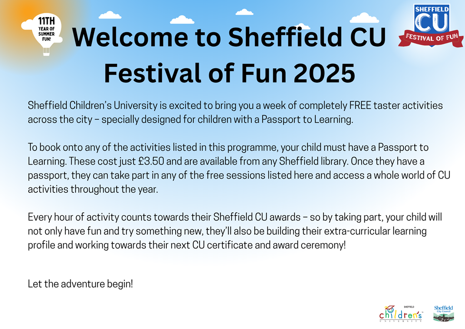 2025 Festival of Fun programme front cover