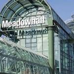 Part of the glass roof at the Meadowhall Shopping centre.