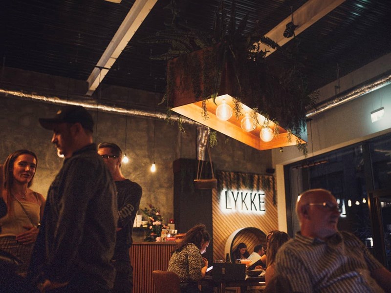 The interior of LYKKE Sheffield.