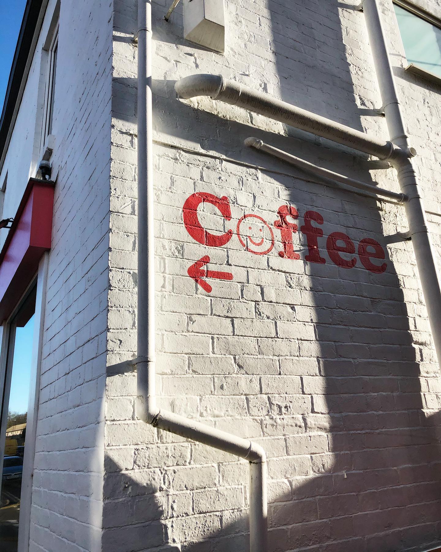 Exterior of the Corner Store.