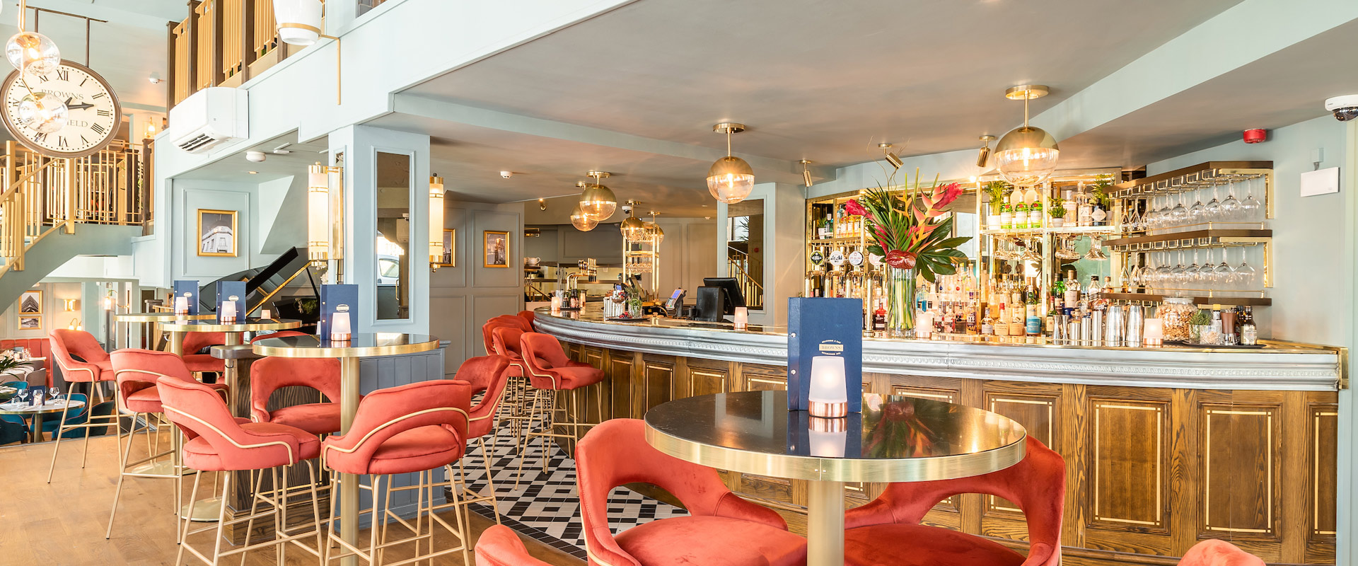 The bar at Browns Sheffield.