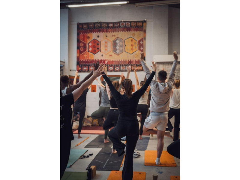 A Pilates class at Nomad Maison.