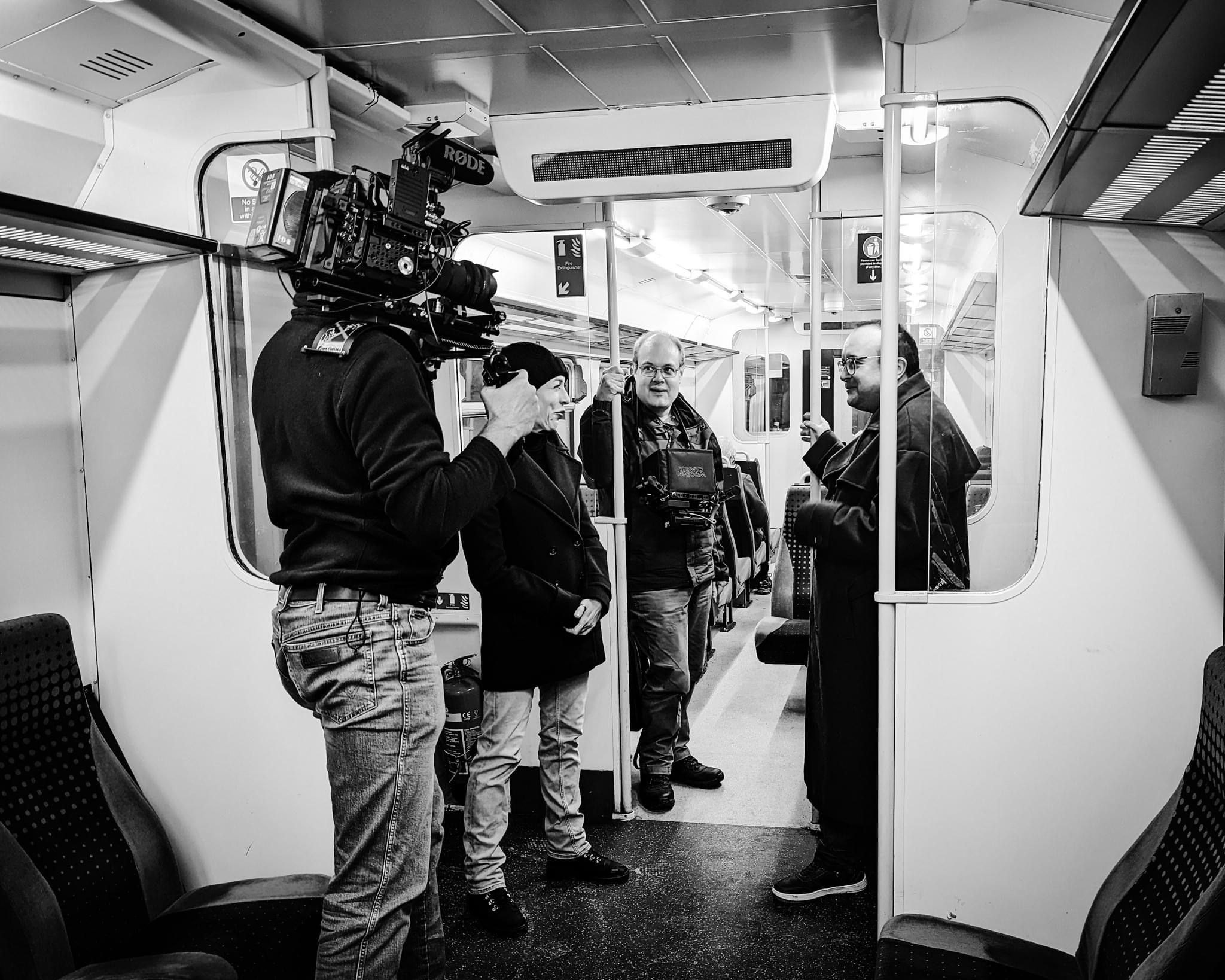 Strange Britain: Home of the Strange Sheffield Ghost Tours on a tram.