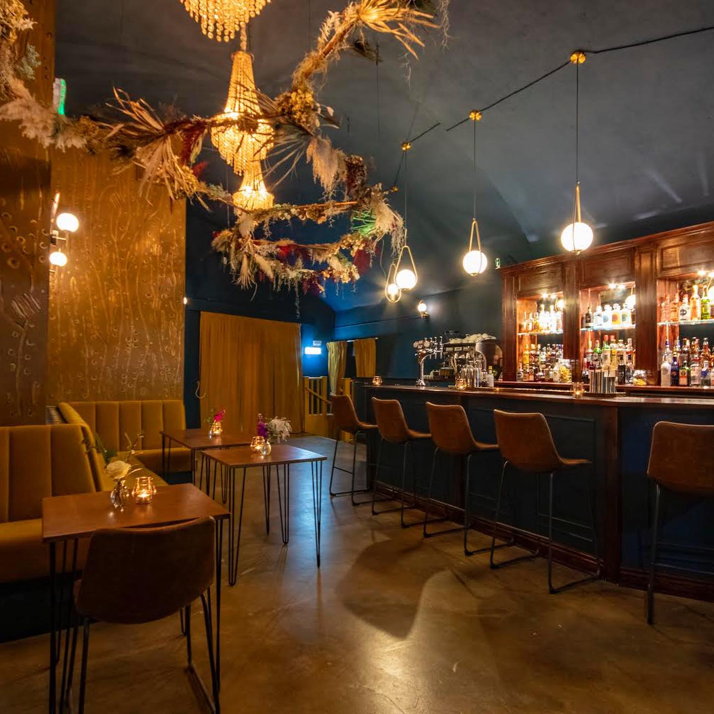 The bar at True Loves.