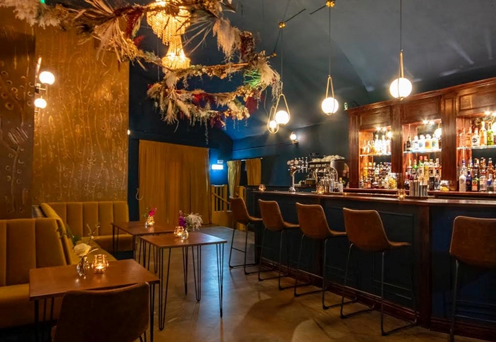 The bar at True Loves.