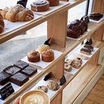 Cakes and pastries on display at the Corner Store.