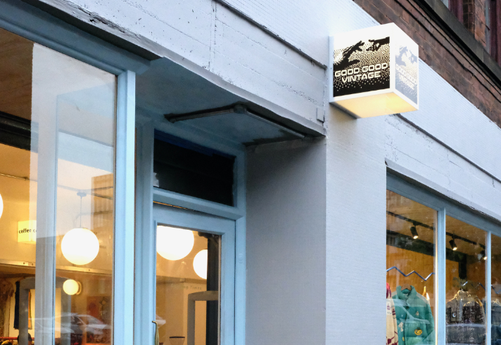 The exterior of Good Good Vintage.