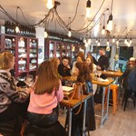 The interior of the Craft & Berry.