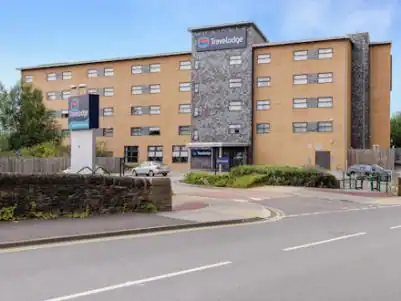 Exterior of Travelodge Sheffield Meadowhall showing the hotel building and entrance.