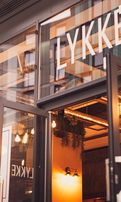 The exterior of LYKKE.