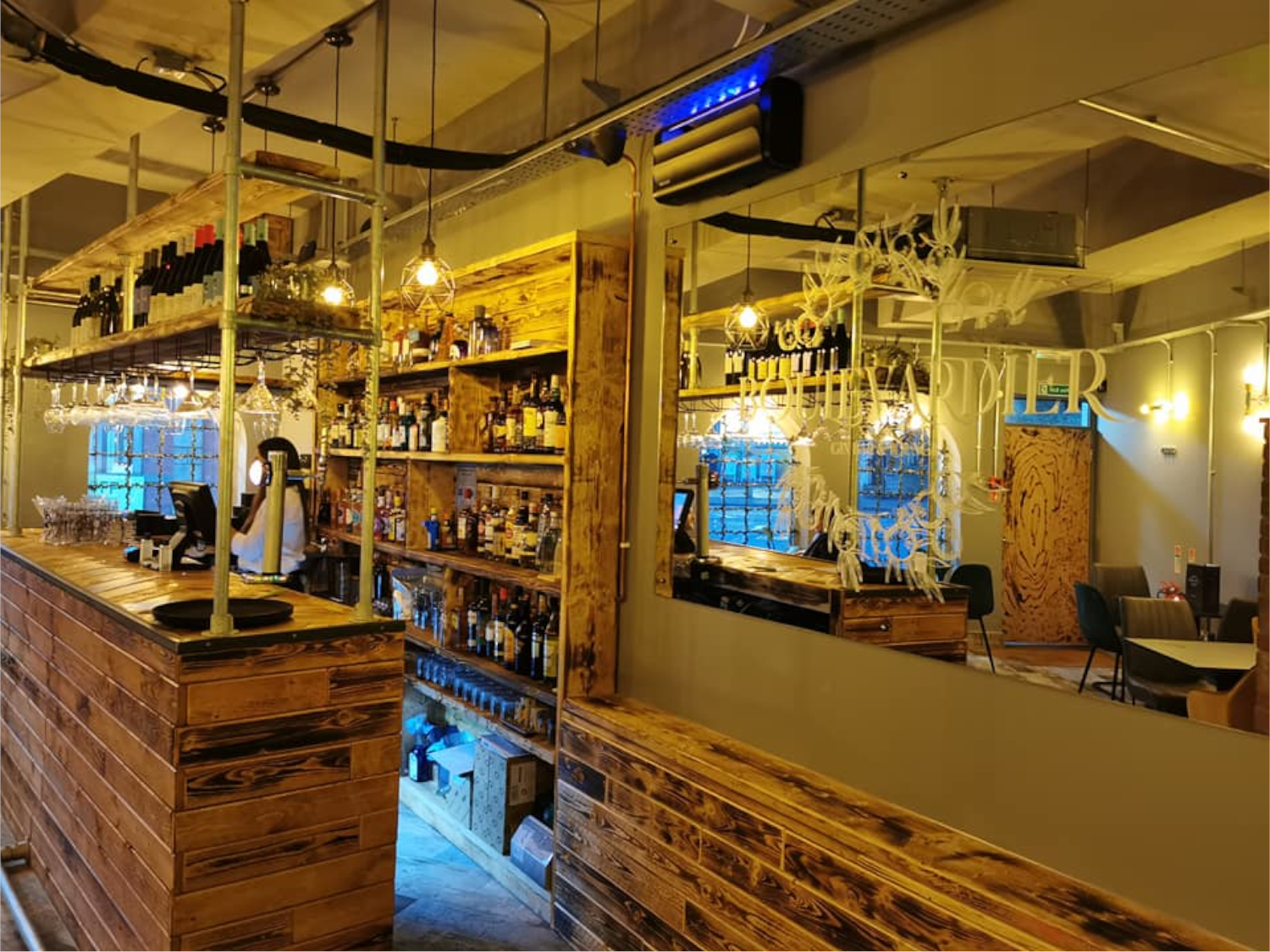 The bar at Boulevardier