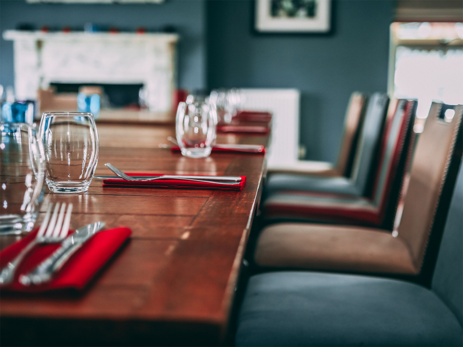 Interior of The Tickled Trout.