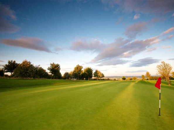 One of the green at the Birley Wood Golf Course.
