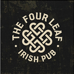 The Four Leaf Irish Bar & Kitchen logo - the words: 'The Four Leaf - Irish Pub' run in a circle around a Celtic knot.