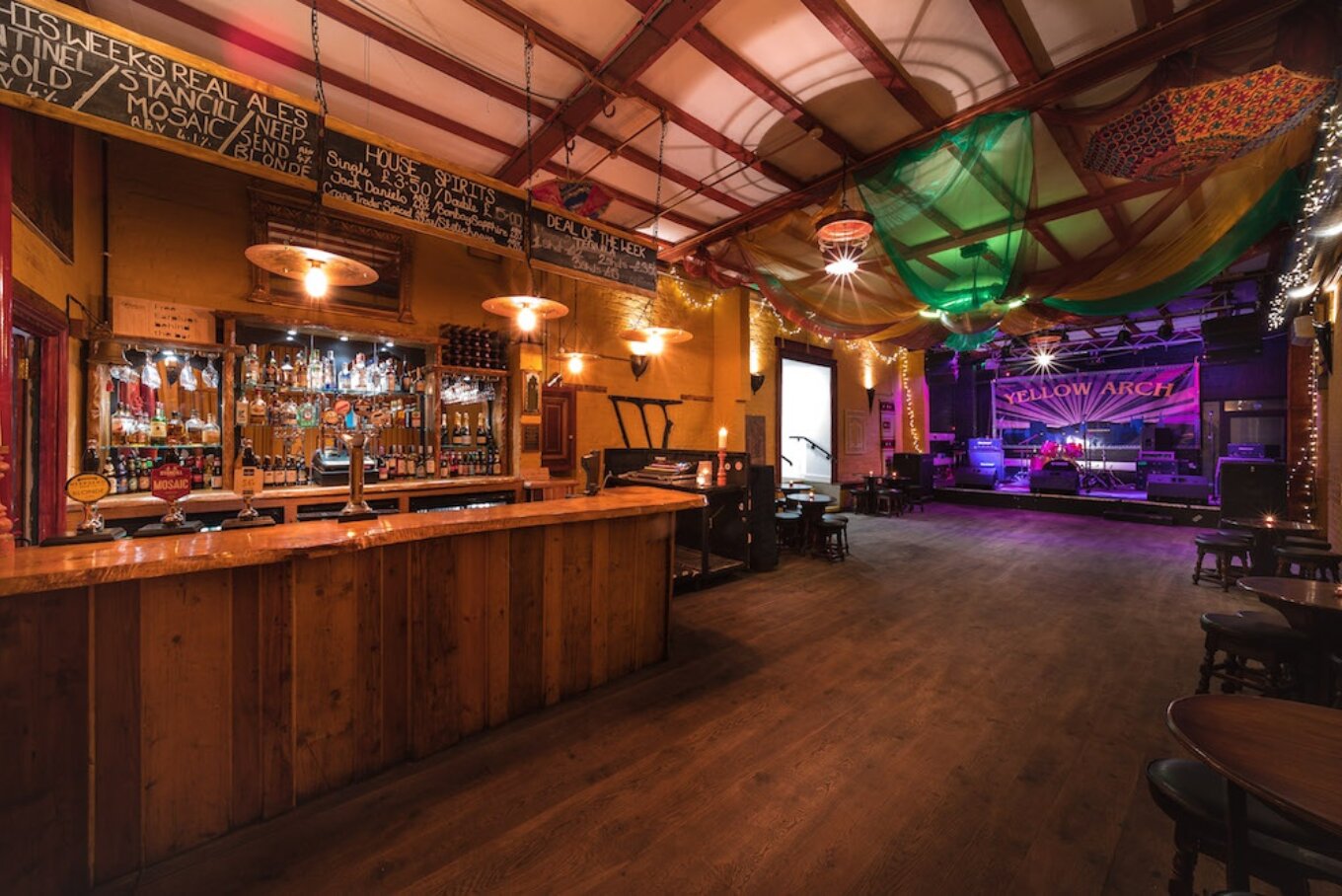 The bar area at Yellow Arch.