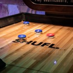 Shuffle board at Lane7