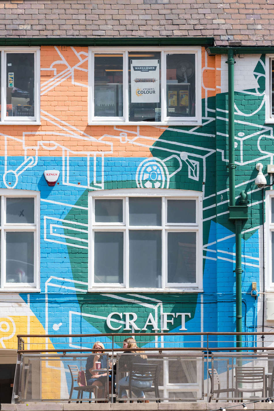 The street art in Orchard Square.