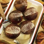 A tray of baked goods at I Said Bread.