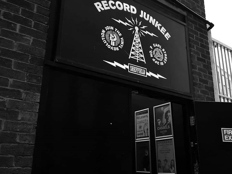 The entrance to Record Junkee.