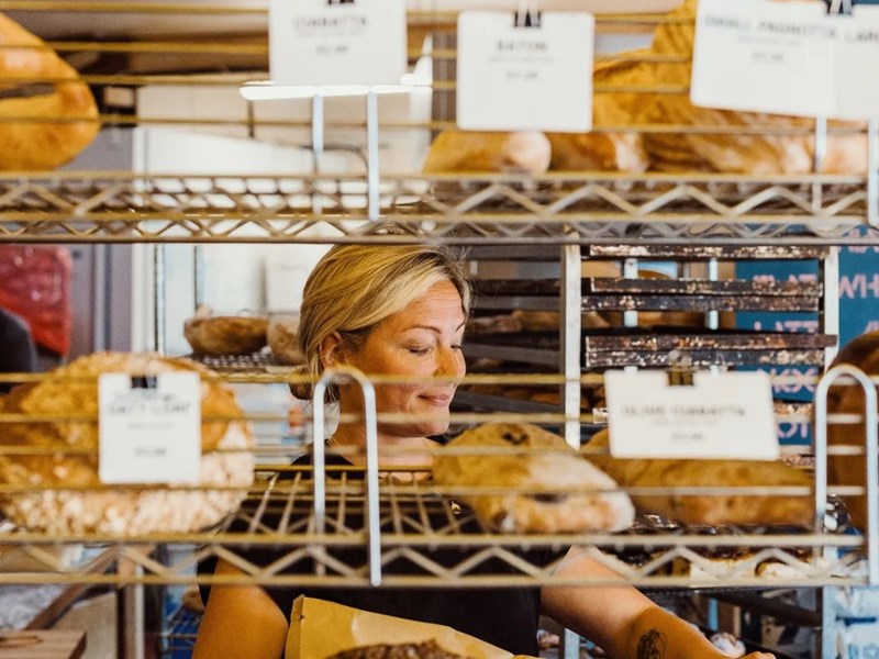Inside TONCO Bakery .