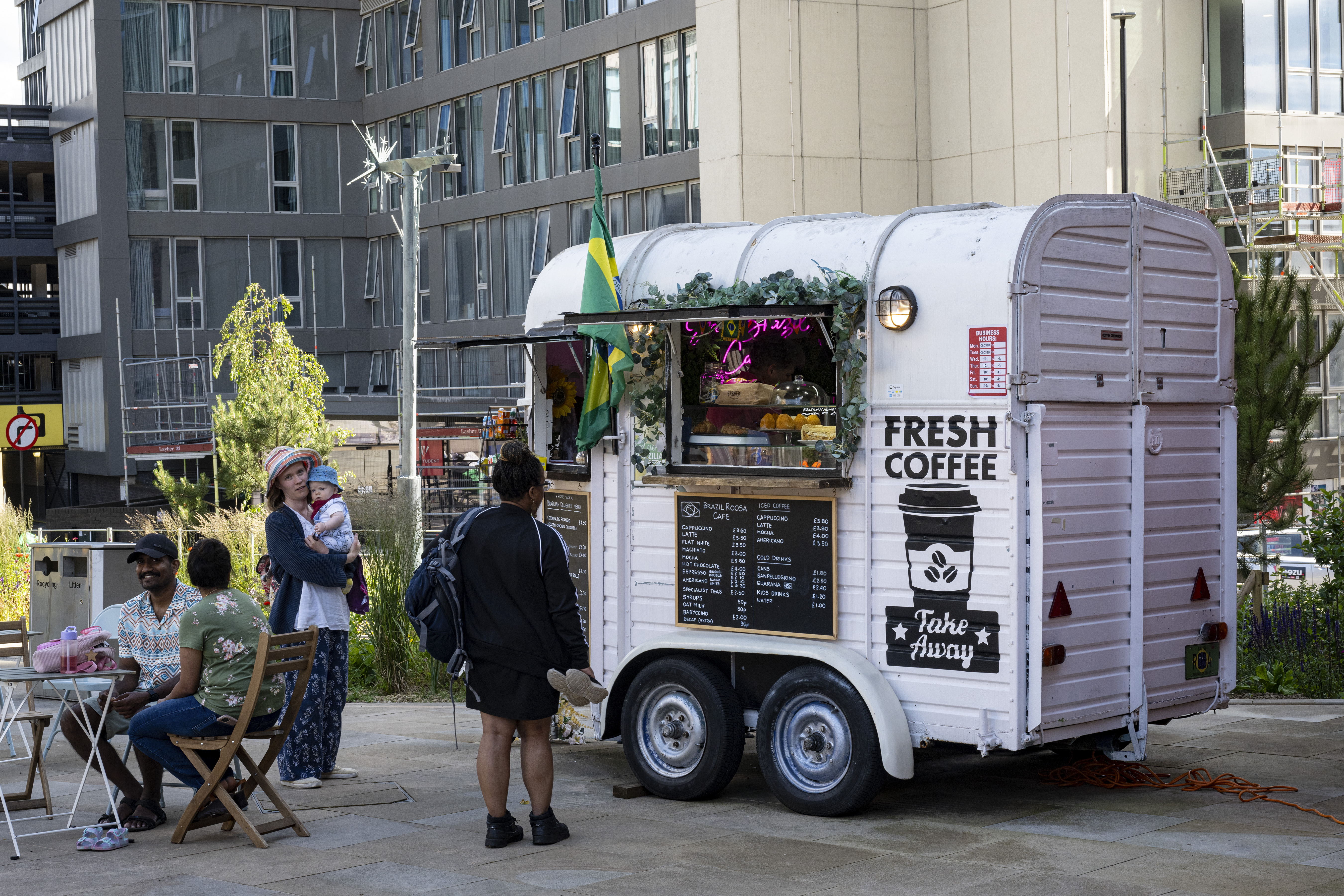 Pound's Park Coffee Cart Grao Brazil Cafe