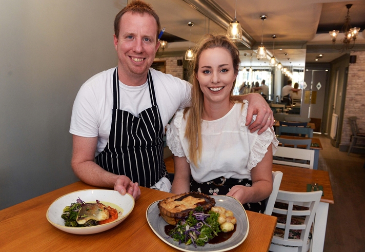 The owners of Turnip & Thyme, Robert and Louise.