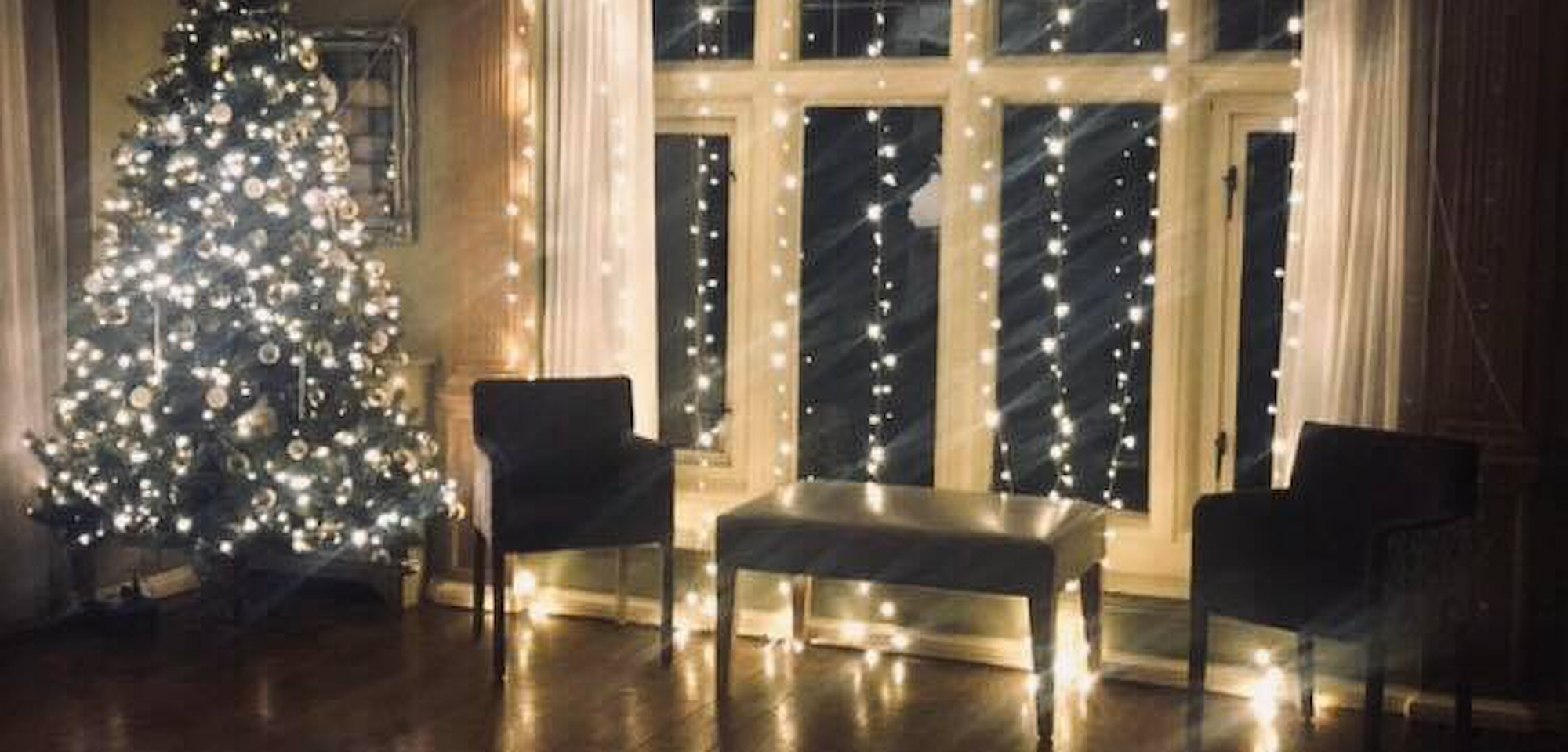 Oak Room at Christmas