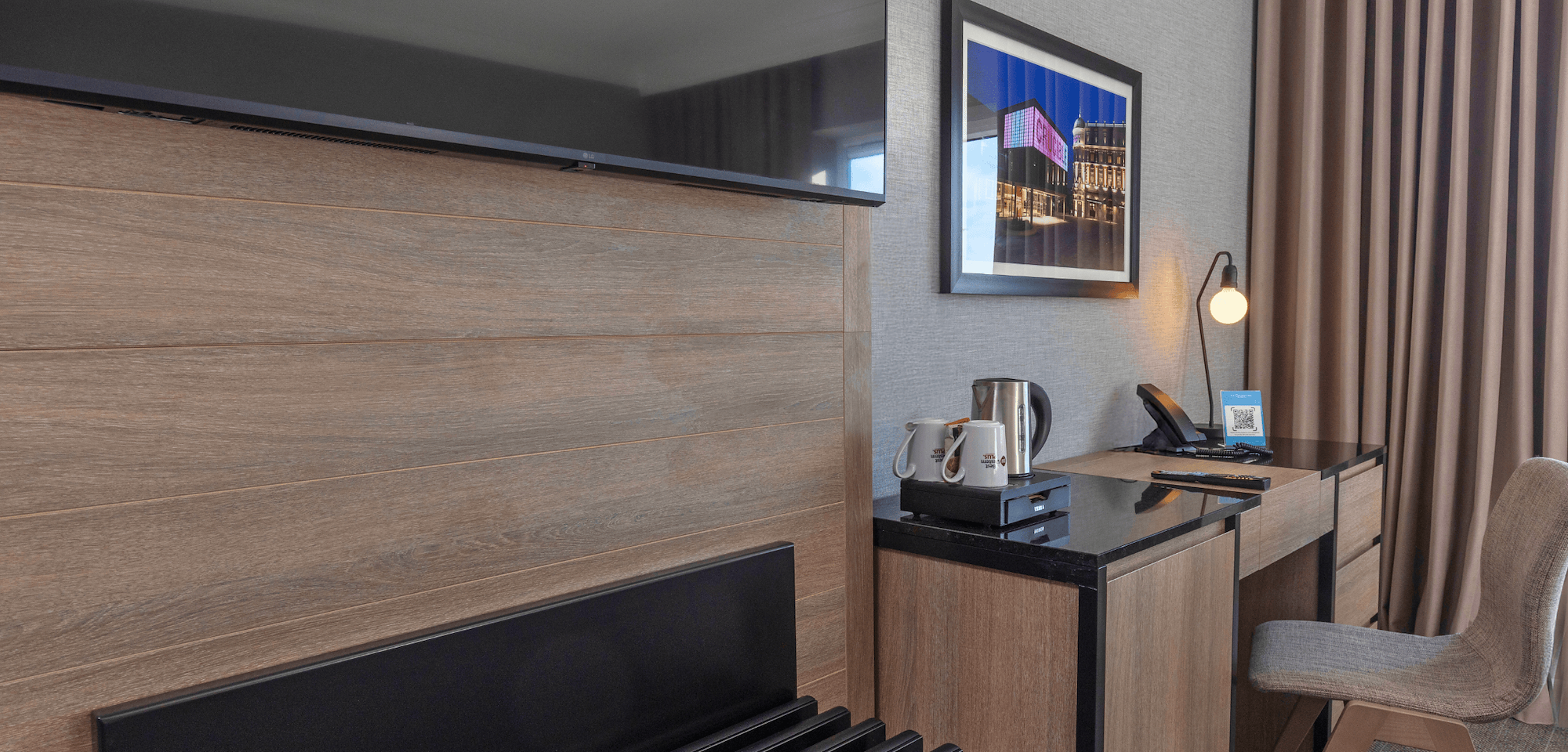 Bedroom Work Space & TV