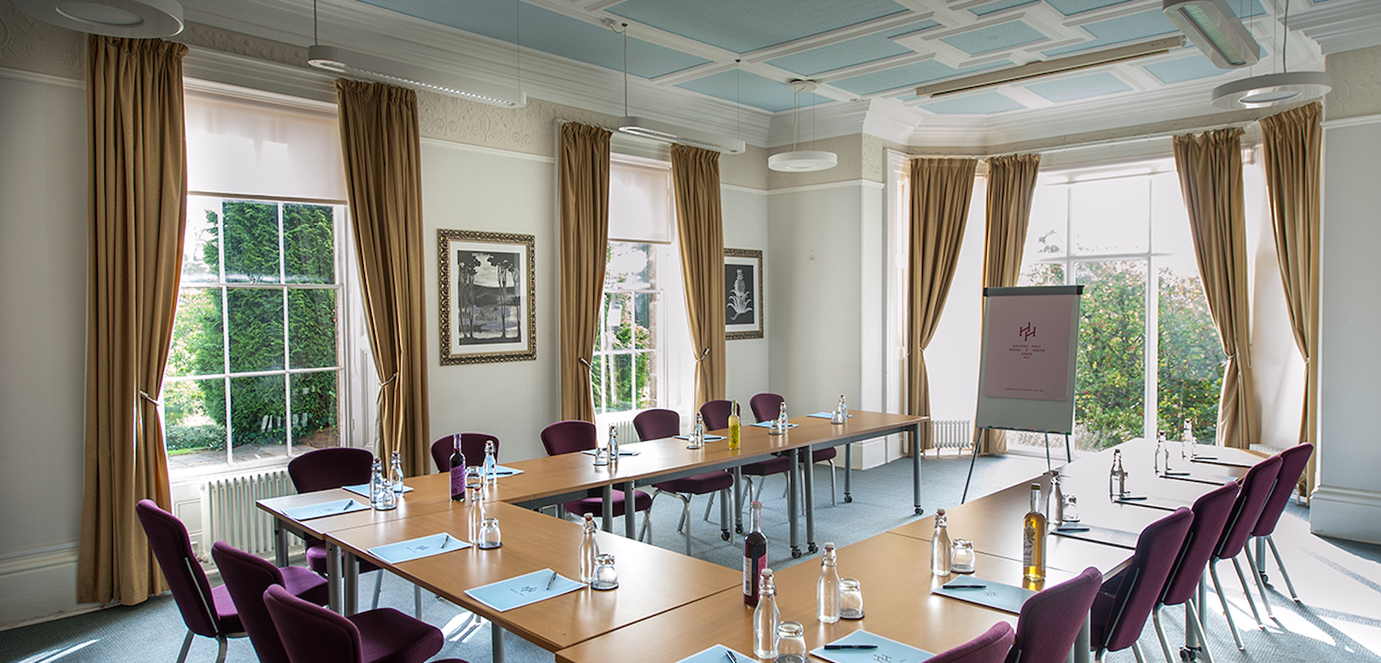 the Ennis Room set up U Shaped