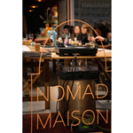 An arts and craft activity taking place at Nomad Maison.