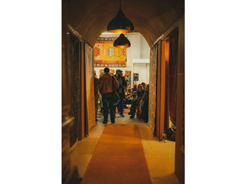 The hallway at Nomad Maison.